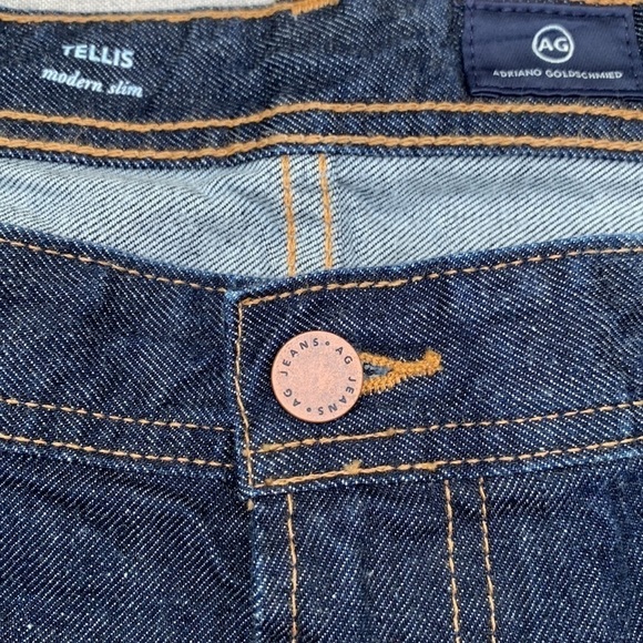 AG Adriano Goldschmied Tellis Modern Slim Dark Wash Men's Jeans 40W x 32L - Picture 4 of 6